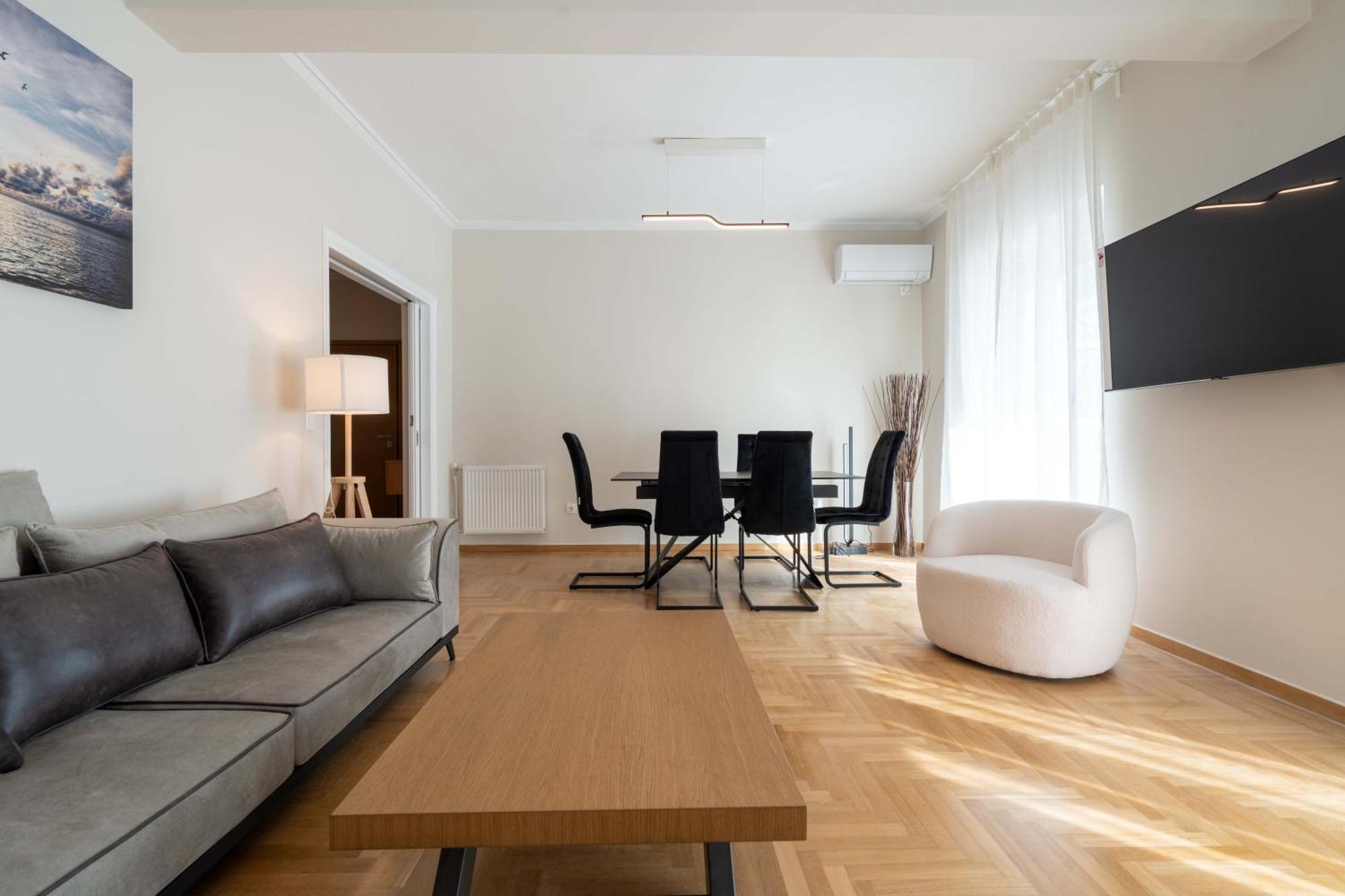 Corner Penthouse In Acropolis Apartment Athena Bagian luar foto