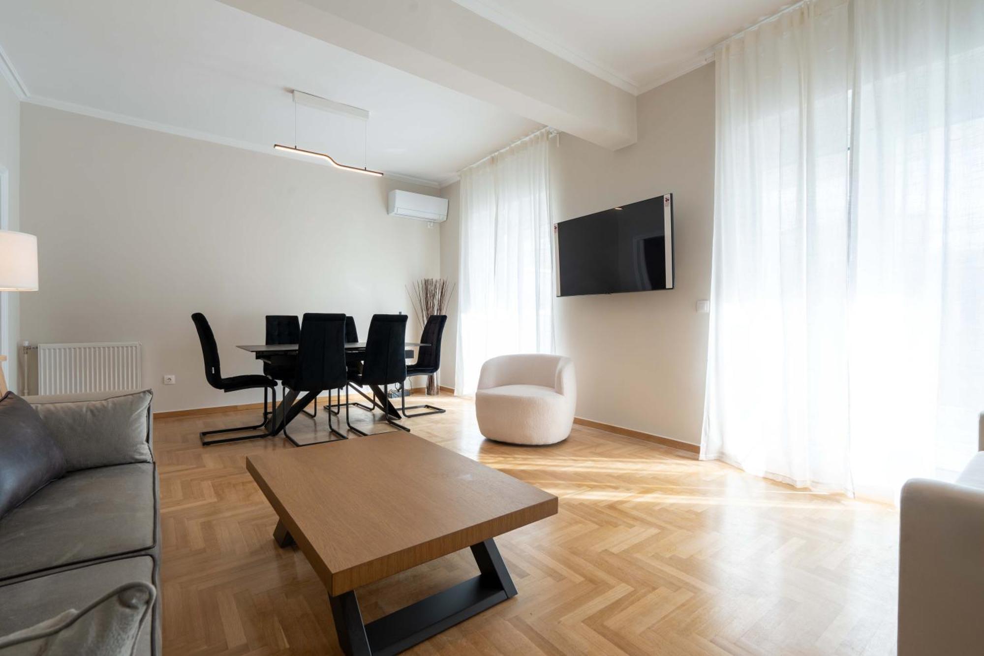 Corner Penthouse In Acropolis Apartment Athena Bagian luar foto